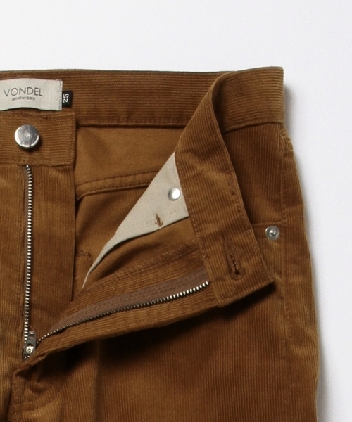 VONDEL（フォンデル）の「【CLASSY.7月号掲載】VONDEL / HUG コーデュロイパンツ（デニムパンツ・レディース・ホワイト系その他/ブラウン・26inch/24inch/25inch）」の16枚目の写真