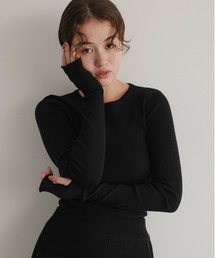 attiree（アティレー）の「【7色展開】クルーネックリブニットセーター（ニット/セーター）」