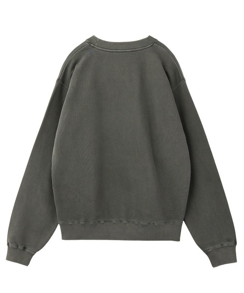 X-girl(エックスガール)の「DISTORTED LOGO PATCH FADED SWEAT TOP(スウェット・レディース・ブラック/ブラウン/ピンク・S/M/L)」の9枚目の写真