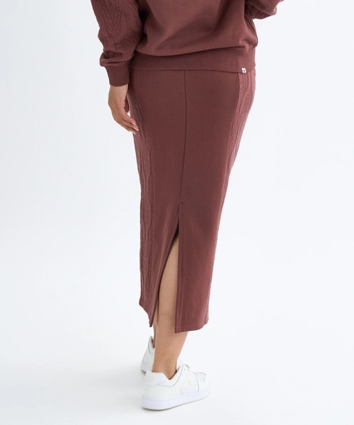 BILLABONG(ビラボン)の「BILLABONG レディース QUILT MIX LONG SKIRT スカート 【2025年秋冬モデル】/ビラボンセットアップ対応サイド切り替えデザインスウェットロングスカート(スカート・レディース・オフホワイト/ホワイト/ブラウン系その他・LARGE/MEDIUM)」の14枚目の写真
