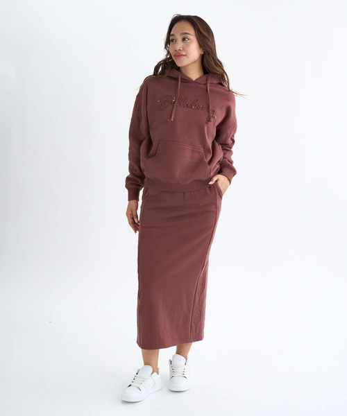 BILLABONG(ビラボン)の「BILLABONG レディース QUILT MIX LONG SKIRT スカート 【2025年秋冬モデル】/ビラボンセットアップ対応サイド切り替えデザインスウェットロングスカート(スカート・レディース・オフホワイト/ホワイト/ブラウン系その他・LARGE/MEDIUM)」の15枚目の写真