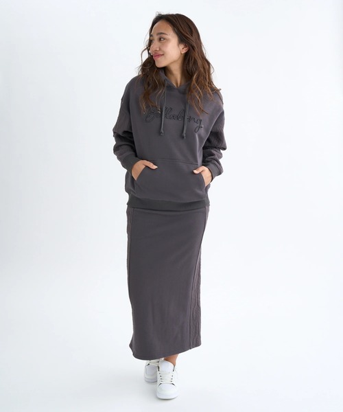 BILLABONG(ビラボン)の「BILLABONG レディース QUILT MIX LONG SKIRT スカート 【2025年秋冬モデル】/ビラボンセットアップ対応サイド切り替えデザインスウェットロングスカート(スカート・レディース・オフホワイト/ホワイト/ブラウン系その他・LARGE/MEDIUM)」の13枚目の写真