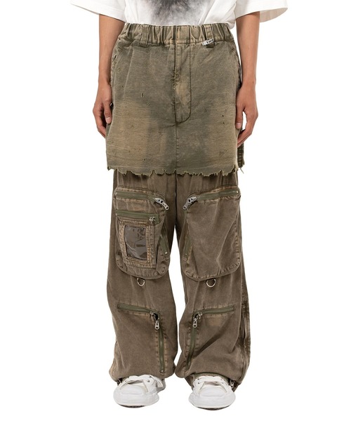 MIHARAYASUHIRO/ミハラヤスヒロ】WAIST LAYERD FLIGHT PANTS