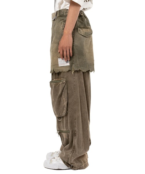 MIHARAYASUHIRO/ミハラヤスヒロ】WAIST LAYERD FLIGHT PANTS