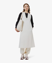 LACOSTE | ダンボールジャージニット ジャンパードレス / ジャンパースカート(ワンピース)