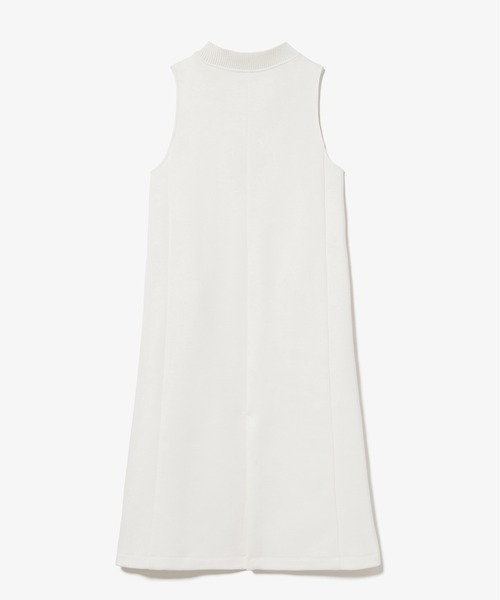 LACOSTE（ラコステ）の「ダンボールジャージニット ジャンパードレス / ジャンパースカート（ワンピース・レディース・ブラック/オリーブ/オフホワイト・34/36/38/40）」の5枚目の写真