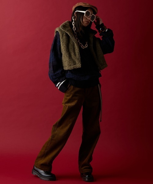 GEVS.（ジェイヴィス）の「ライナーベスト付ブルゾン＜大きいサイズ有＞GEVS.（ブルゾン・レディース・カーキ/ブラック・5L/4L/3L/LL/L/M）」の3枚目の写真