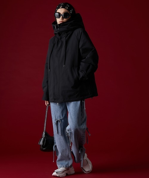 GEVS.（ジェイヴィス）の「ライナーベスト付ブルゾン＜大きいサイズ有＞GEVS.（ブルゾン・レディース・カーキ/ブラック・5L/4L/3L/LL/L/M）」の9枚目の写真