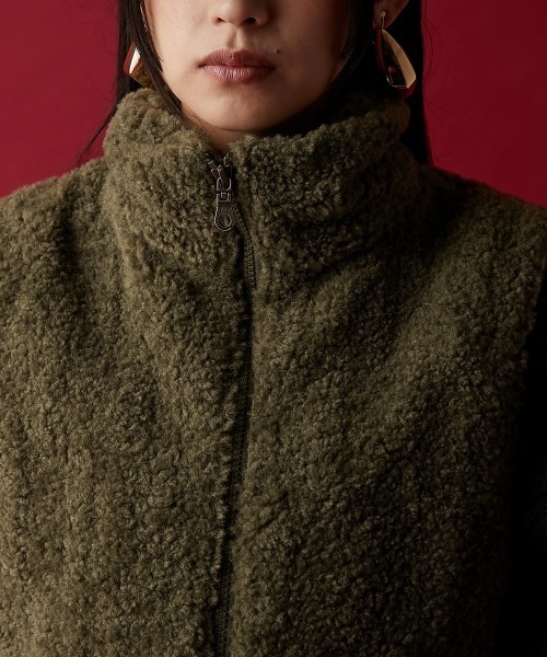 GEVS.（ジェイヴィス）の「ライナーベスト付ブルゾン＜大きいサイズ有＞GEVS.（ブルゾン・レディース・カーキ/ブラック・5L/4L/3L/LL/L/M）」の12枚目の写真