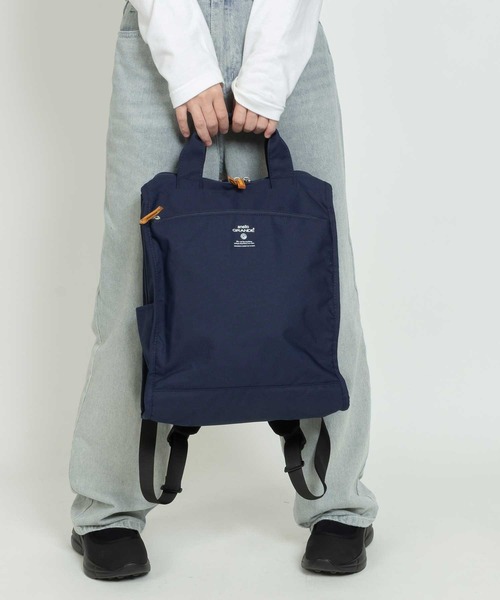 anello GRANDE(アネログランデ)の「トート型リュック / CABIN(バックパック/リュック・レディース・ベージュ/ネイビー/ブラック・FREE)」の3枚目の写真