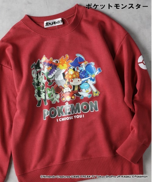 セール】【POKEMON】スウェットプルオーバー（スウェット