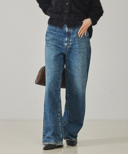upper hights/アッパーハイツ】THE OLIVIA ワイドストレートデニム