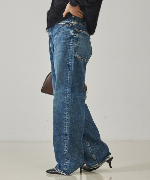 upper hights/アッパーハイツ】THE OLIVIA ワイドストレートデニム