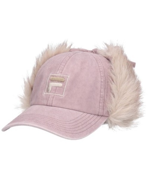 FILA（フィラ）の「FILA/フィラ キャップ FLU TWILL EARFLAP 6P CAP 254013611（キャップ・メンズ・ブラック/ベージュ/ピンク・FREE）」の3枚目の写真