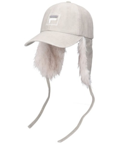 FILA（フィラ）の「FILA/フィラ キャップ FLU TWILL EARFLAP 6P CAP 254013611（キャップ・メンズ・ブラック/ベージュ/ピンク・FREE）」の9枚目の写真