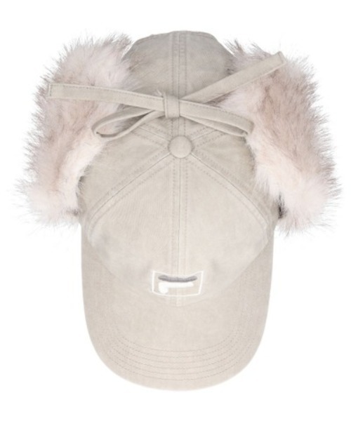 FILA（フィラ）の「FILA/フィラ キャップ FLU TWILL EARFLAP 6P CAP 254013611（キャップ・メンズ・ブラック/ベージュ/ピンク・FREE）」の8枚目の写真