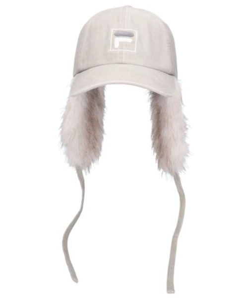 FILA（フィラ）の「FILA/フィラ キャップ FLU TWILL EARFLAP 6P CAP 254013611（キャップ・メンズ・ブラック/ベージュ/ピンク・FREE）」の10枚目の写真