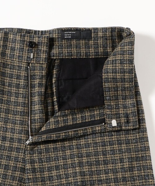 International Gallery BEAMS（インターナショナルギャラリービームス）の「チェック ダブルループ ワイド スラックス（その他パンツ・メンズ・その他・LARGE/MEDIUM/SMALL）」の6枚目の写真