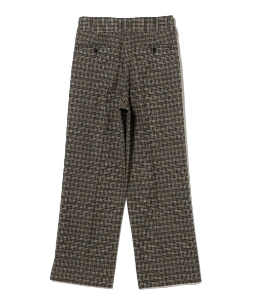 International Gallery BEAMS（インターナショナルギャラリービームス）の「チェック ダブルループ ワイド スラックス（その他パンツ・メンズ・その他・LARGE/MEDIUM/SMALL）」の4枚目の写真
