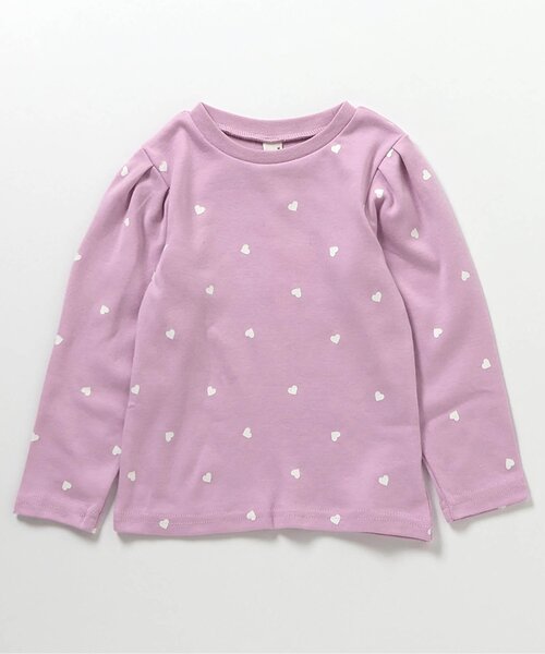 apres les cours（アプレレクール）の「【WEB限定/リンク】ハートキルトビスチェ&総柄インナー2Pセット_ジュニア対応（Tシャツ/カットソー・キッズ・ラベンダー/ネイビー・90/80/100/110/120/130/140）」の20枚目の写真