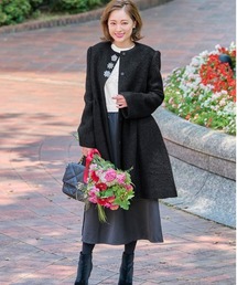 Chesty｜チェスティ（レディース）のノーカラーコート通販 - ZOZOTOWN