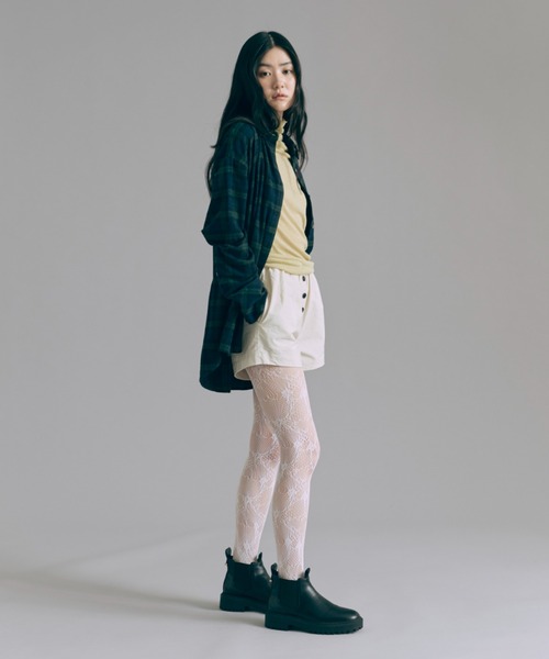 EN NEUME（エンノイム）の「Checked Flannel Over Shirt（シャツ/ブラウス・レディース・オレンジ/ネイビー/グリーン・FREE）」の21枚目の写真