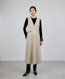 ROPE' | スノーツイードジャンパースカート/イージーケア(ワンピース)