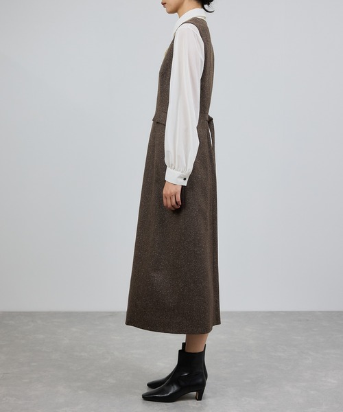 ROPE'（ロペ）の「スノーツイードジャンパースカート/イージーケア（ワンピース・レディース・ベージュ/ブラウン・FREE）」の11枚目の写真