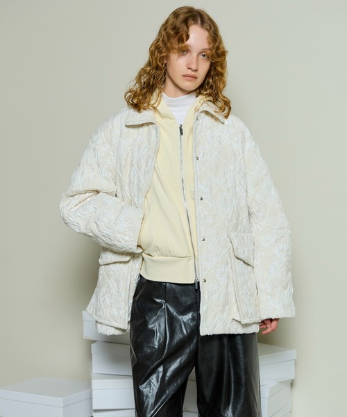 め*ち様 【美品】Whim gazette 近年モデル キルティングブルゾン ジ め*ち様 【美品】Whim gazette 近年モデル キルティングブルゾン ジ