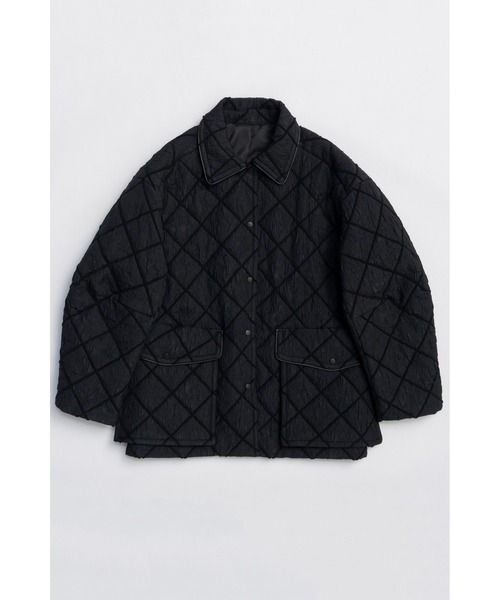 MAISON SPECIAL（メゾンスペシャル）の「Multi Fabric Mole Quilted Blouson / マルチファブリックモールキルティングブルゾン（ブルゾン・レディース・マルチ/ブラック/ホワイト・FREE）」の18枚目の写真