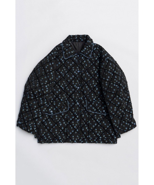 MAISON SPECIAL（メゾンスペシャル）の「Multi Fabric Mole Quilted Blouson / マルチファブリックモールキルティングブルゾン（ブルゾン・レディース・マルチ/ブラック/ホワイト・FREE）」の19枚目の写真