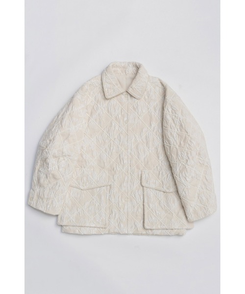MAISON SPECIAL（メゾンスペシャル）の「Multi Fabric Mole Quilted Blouson / マルチファブリックモールキルティングブルゾン（ブルゾン・レディース・マルチ/ブラック/ホワイト・FREE）」の20枚目の写真