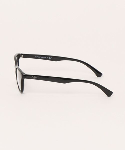 EMPORIO ARMANI(エンポリオアルマーニ)の「【EMPORIO ARMANI/エンポリオアルマーニ】スクエア メガネ EA3157F 5001(メガネ・メンズ・ブラック・FREE)」の4枚目の写真
