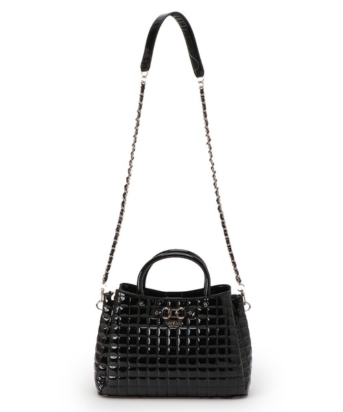 Guess（ゲス）の「NADIRA Girlfriend Satchel ショルダーバッグ  （ショルダーバッグ・レディース・ブラック・ONE SIZE）」の4枚目の写真