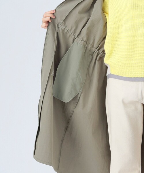 BEAMS HEART（ビームスハート）の「MA-1ディテール バックタックコート（ノーカラーコート・レディース・ホワイト系その他5/オリーブ/ベージュ・SMALL/MEDIUM）」の20枚目の写真