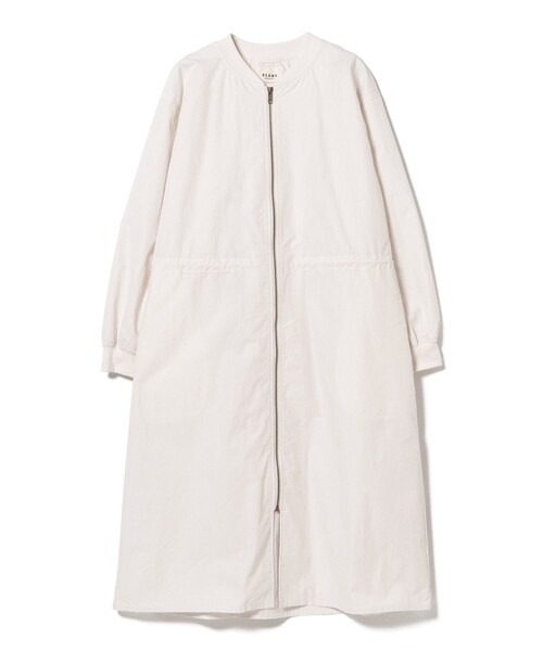 BEAMS HEART（ビームスハート）の「MA-1ディテール バックタックコート（ノーカラーコート・レディース・ホワイト系その他5/オリーブ/ベージュ・SMALL/MEDIUM）」の19枚目の写真