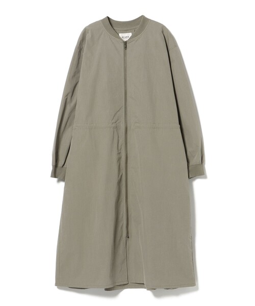 BEAMS HEART（ビームスハート）の「MA-1ディテール バックタックコート（ノーカラーコート・レディース・ホワイト系その他5/オリーブ/ベージュ・SMALL/MEDIUM）」の8枚目の写真