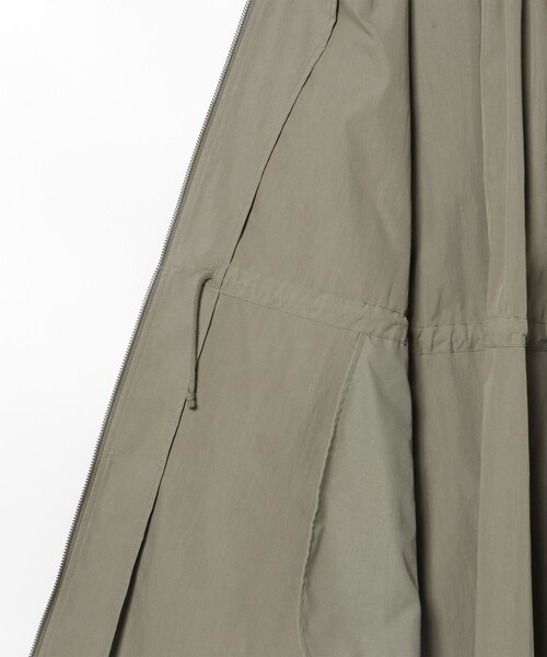 BEAMS HEART（ビームスハート）の「MA-1ディテール バックタックコート（ノーカラーコート・レディース・ホワイト系その他5/オリーブ/ベージュ・SMALL/MEDIUM）」の7枚目の写真