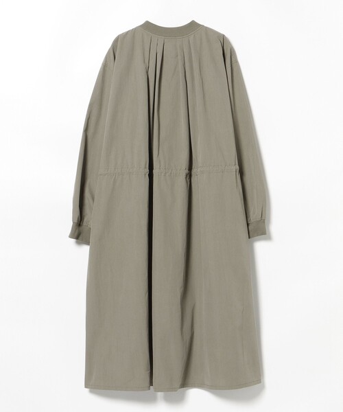 BEAMS HEART（ビームスハート）の「MA-1ディテール バックタックコート（ノーカラーコート・レディース・ホワイト系その他5/オリーブ/ベージュ・SMALL/MEDIUM）」の6枚目の写真