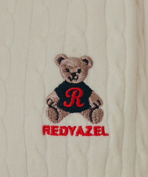 REDYAZEL（レディアゼル）の「Azelyミニケーブルニットカーディガン（カーディガン/ボレロ・レディース・ネイビー/オフホワイト/グリーン/ボルドー/イエロー/ミント・FREE）」の19枚目の写真