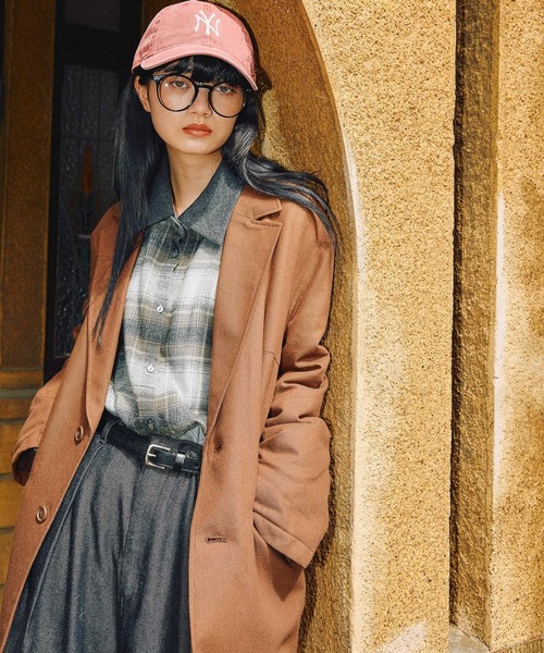 niko and...（ニコアンド）の「[MODE NORM CORE] CAツイルバッティンジャケットコート（テーラードジャケット・レディース・ネイビー/ブラウン/ブラック・FREE）」の2枚目の写真