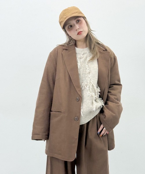 MODE NORM CORE] CAツイルバッティンジャケットコート（テーラード