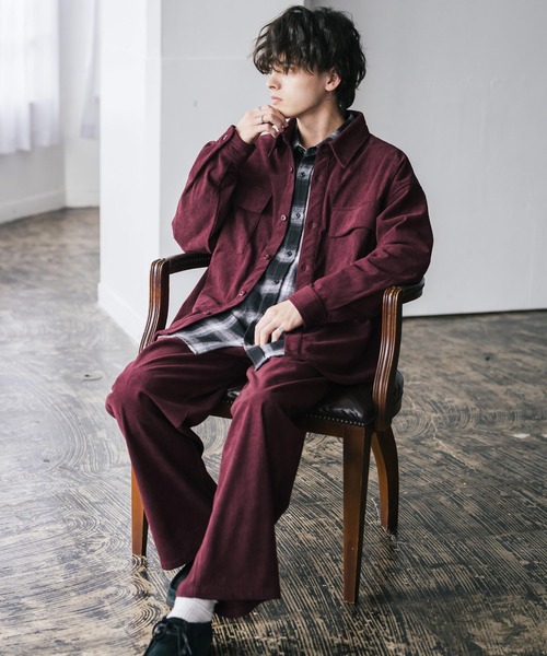 セール】コーデュロイセットアップ CPOシャツジャケット＆イージー