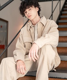 STONE  ホワイトシャツジャケット シャツジャケット」に該当するホワイト/白色系のファッション通販
