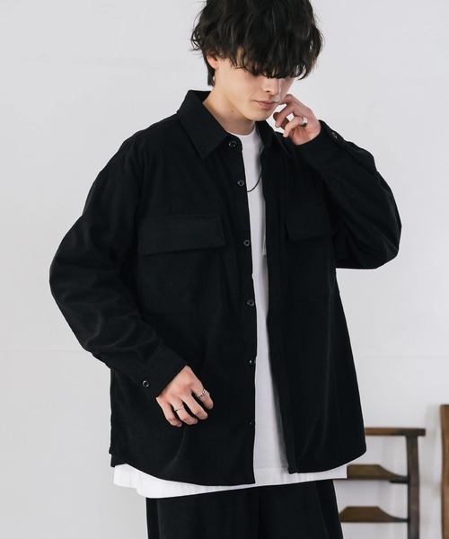 セール】【セットアップ】コーデュロイCPOシャツジャケット＆イージー