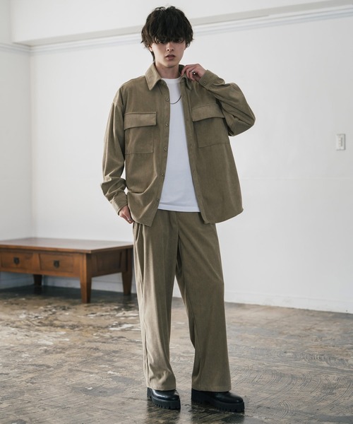 VESP コーデュロイ セットアップ　男性用 オリーブ VESP コーデュロイ セットアップ 男性用 オリーブ VESP コーデュロイ