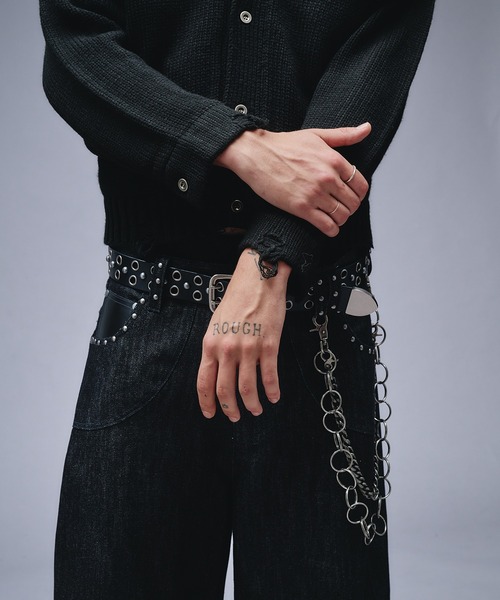 ANDER HUNK（アンダーハンク）の「Dameged W-pocket Knit Jacket / ダメージWポケットニットジャケット（ニット/セーター・メンズ・ブラウン/バーガンディー/ブラック・SMALL/MEDIUM/LARGE）」の19枚目の写真