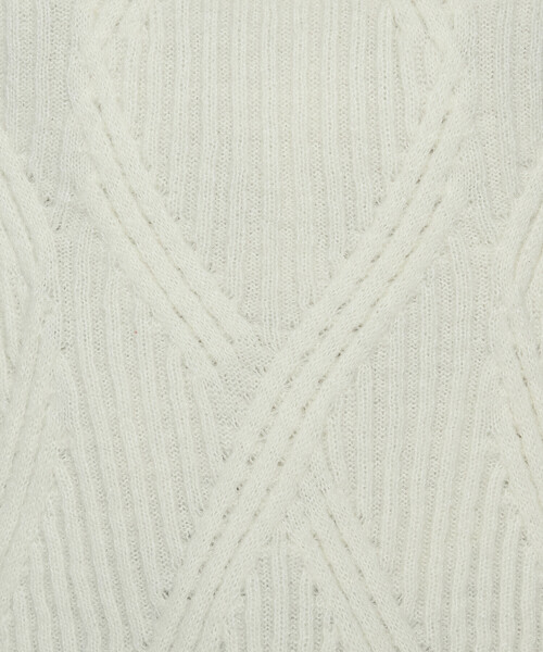 Gabardine K.T（ギャバジンケーティー）の「マシュマロブークレー ニットベスト（ベスト・レディース・ブルー/オフホワイト/グレー/ブラック・9号）」の20枚目の写真