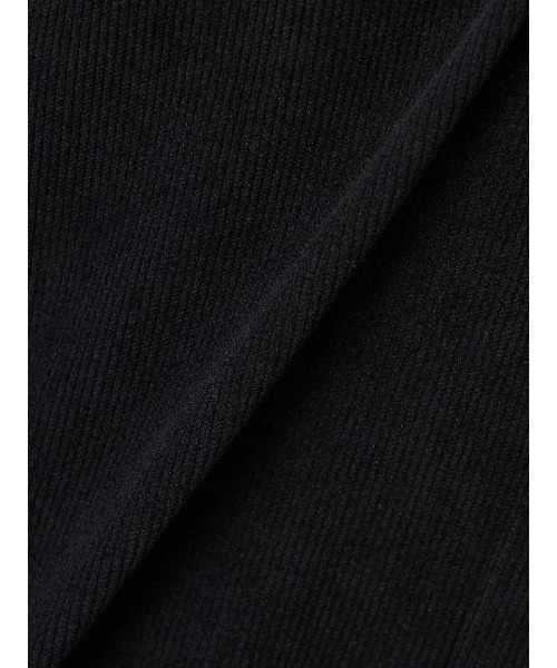 TRANS CONTINENTS（トランスコンチネンツ）の「TRANS CONTINETNS　コーデュロイセットアップ　ジャージトリコット　タックパンツ　ブラック/ブルー/ネイビー（スラックス・メンズ・ブラック/ブルー/ネイビー・S/M/L/LL/3L）」の6枚目の写真