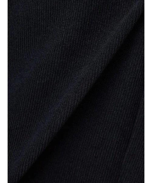 TRANS CONTINENTS（トランスコンチネンツ）の「TRANS CONTINETNS　コーデュロイセットアップ　ジャージトリコット　タックパンツ　ブラック/ブルー/ネイビー（スラックス・メンズ・ブラック/ブルー/ネイビー・S/M/L/LL/3L）」の8枚目の写真